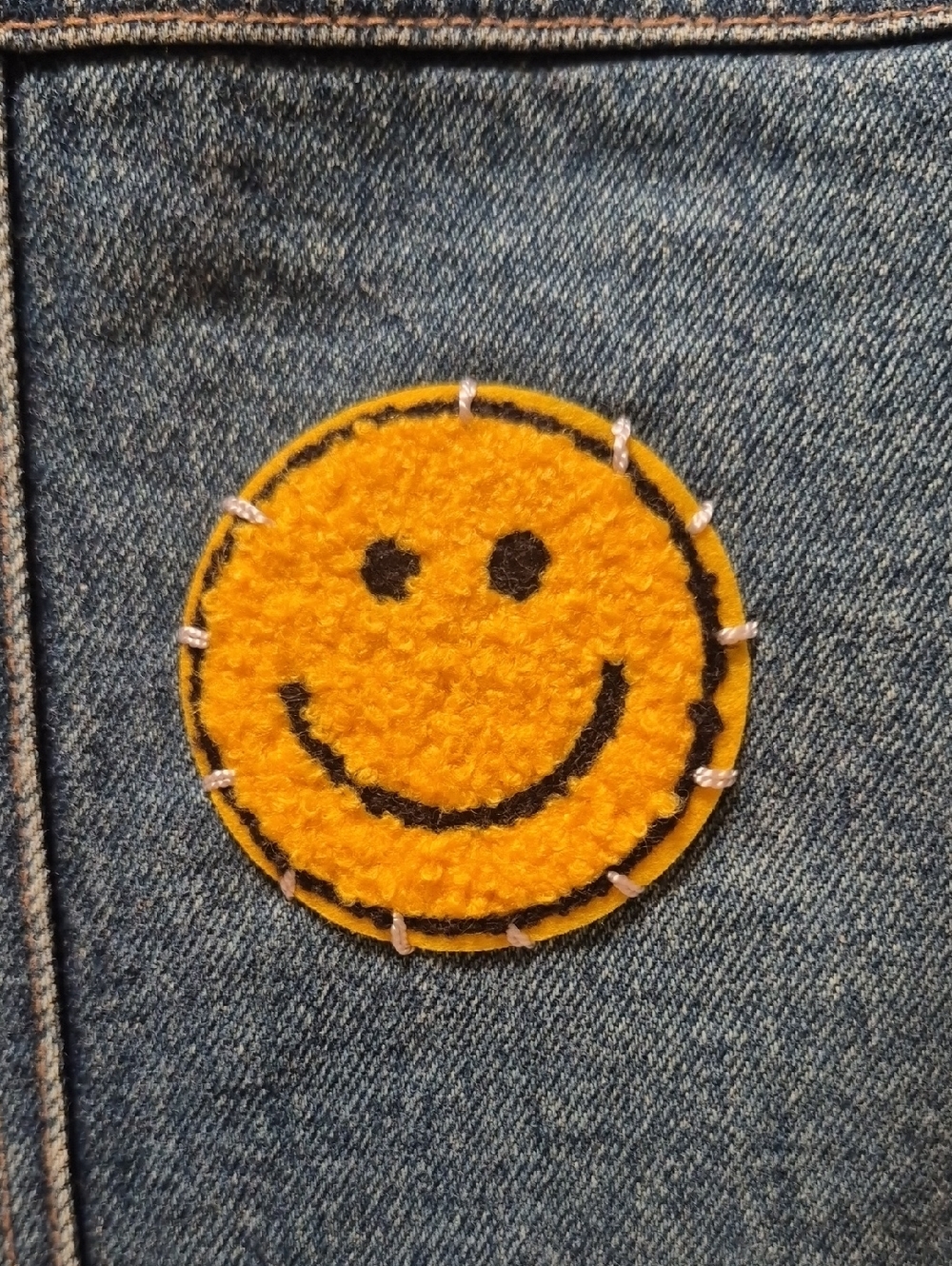 Jean Jacket Size Small Smiley - Picture 6 of 6